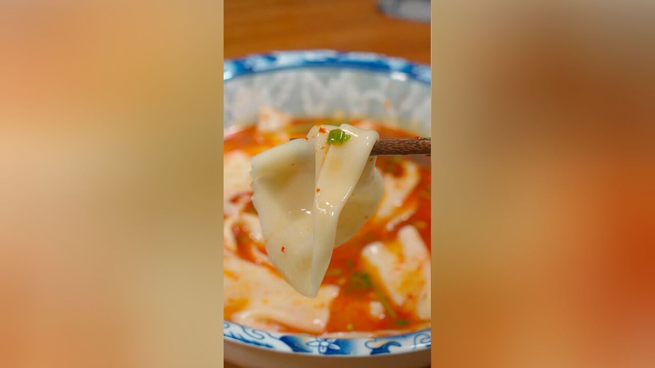 谁能想到饺子皮放锅里煮一煮、出锅瞬间就是一道美食