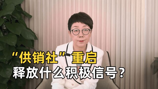 “供销社”重出江湖了,到底释放什么信号?其实意在帮助农民!