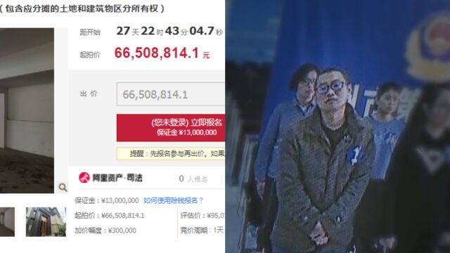 近1亿楼王6651万起拍,房主曾被缴2463万现金40斤金条,牵出89人命案