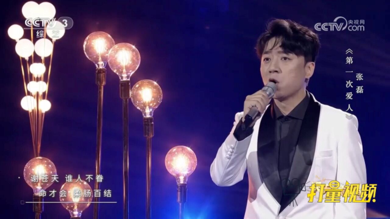 张磊演唱一首《第一次爱人》,好听的音乐触动人的心灵