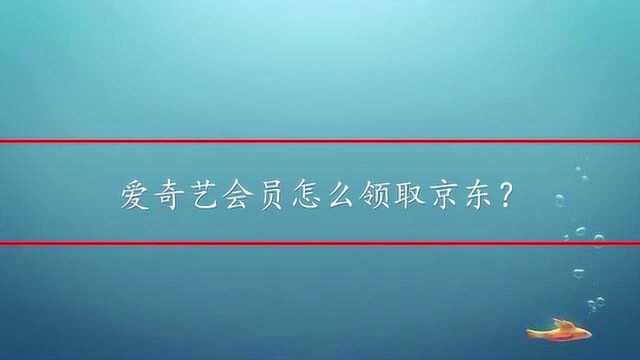 爱奇艺会员怎么领取京东?