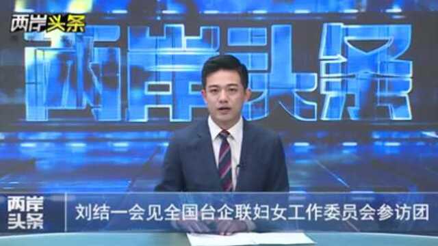 刘结一会见全国台企联妇女工作委员会参访团