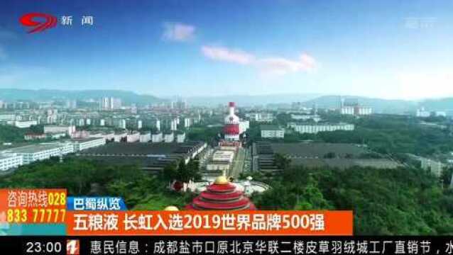 好消息!我国五粮液、长虹入选2019世界品牌500强!