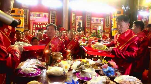 视频晋江市王氏大宗祠落成庆典