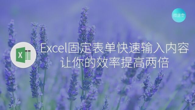 Excel固定表单快速输入内容,让你的效率提高两倍