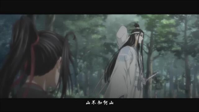 魔道祖师:蓝忘机忆起晓星尘之名,绝技剑落霜花,师承抱山散人