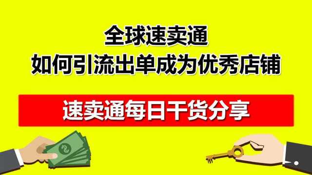 红鱼速卖通如何引流出单成为优秀店铺