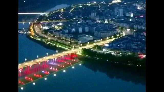 四川南充阆中古城夜晚旅拍流光溢彩夜景