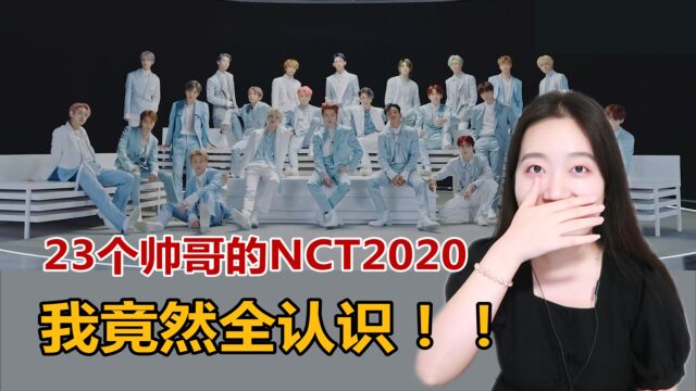 【NCT2020】一个男团23人,中日韩仿生人帅哥专治脸盲!