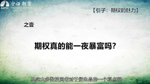 引:期权的魅力(一)——期权创造的财富神话