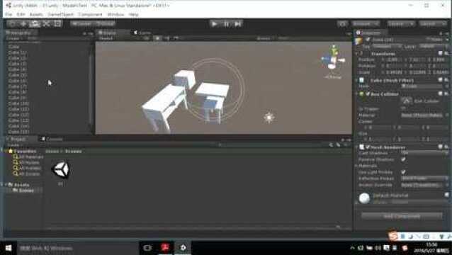 Unity入门3:游戏场景制作3D模型