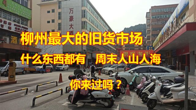 实拍广西柳州最大跳蚤市场,什么东西都有还便宜,你一定要来逛逛