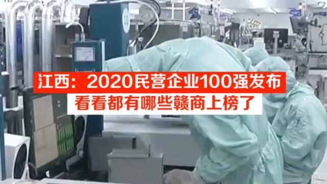 江西:2020民营企业100强发布,看看都有哪些赣商上榜了