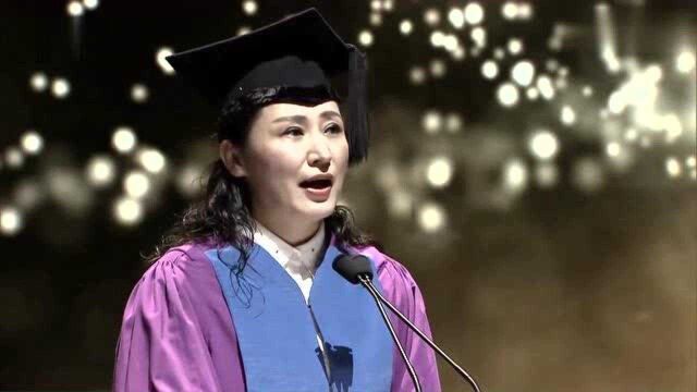 汕头大学美女校长演讲,才貌双全,巾帼不让须眉!