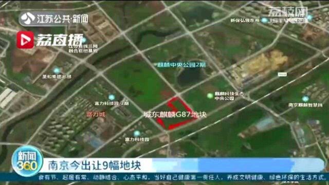 南京出让9幅地块:7幅住宅用地顺利拍出 麒麟、江北地块底价成交