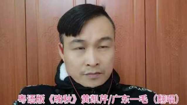 粤语版《晚秋》黄凯芹/广东一毛(翻唱)