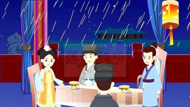 蒋捷听雨,少年听雨、中年听雨、暮年听雨.