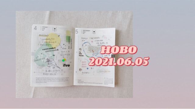 手帐 | HOBO | 曾经的胶带还是很好用