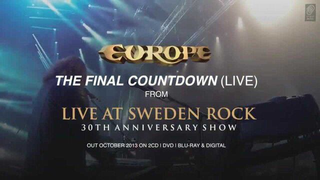 摇滚乐队Europe,万人演唱会一首《The Final Countdown 》气势恢弘