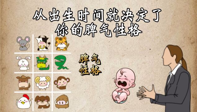 属什么就有什么命,出生时间决定了你的脾气性格,看看准吗?