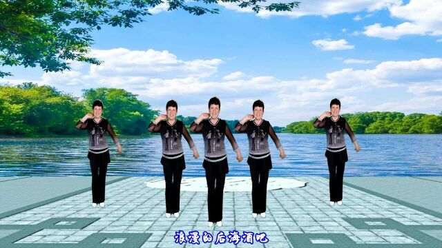 一曲浪漫的《后海酒吧》让我们舞出了快乐心情 记录了美好的夏季