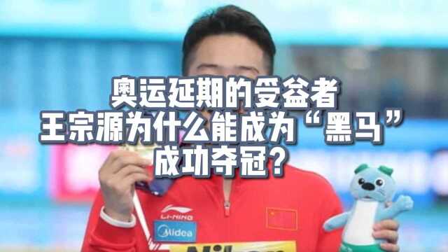 奥运延期的受益者?王宗源为什么能成为“黑马”成功夺冠?#知识ˆ’知识抢先知#