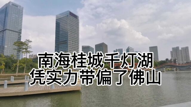 佛山南海桂城千灯湖这些年发展的很不错,还凭实力带偏了整个佛山