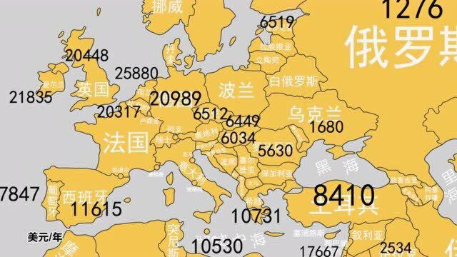 世界部分主要国家最低工资标准,新西兰第三高,法国是我国十倍