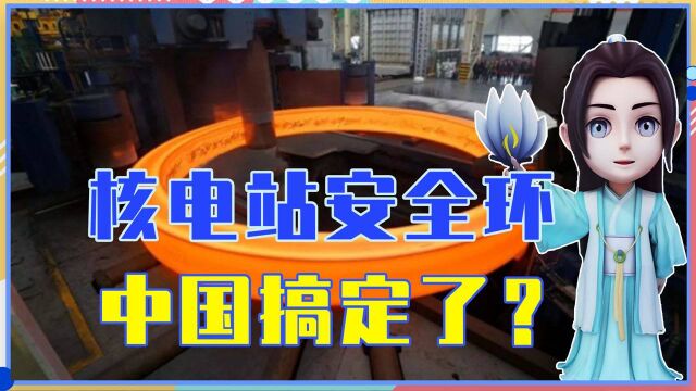 核电站安全环,中国搞定了?特钢技术突破瓶颈,让西方羡慕不已