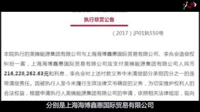 车晓前夫遭法院2100万悬赏,首富变为老赖?揭秘还原真实李兆会!