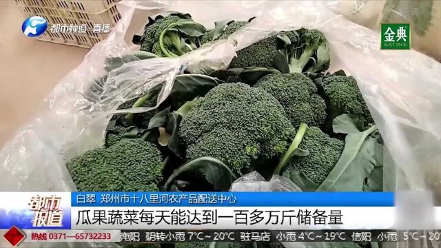 疫情期间!郑州全力保障市民生活必需品供应稳定 市场供应充足!