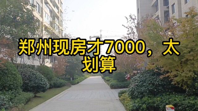 郑州现房才7000,来一套再说.