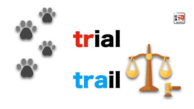 trail or trial?来来来,有了ada,还怕分不出来嘛?