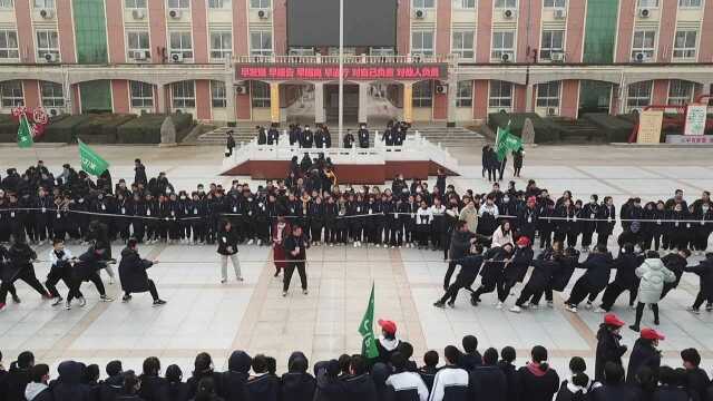 陕州外国语学校教育集团(甘棠校区)中学部拔河比赛