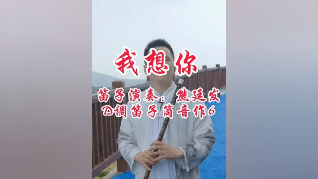 笛子演奏《我想你,真是想的天暗地了#国风古韵#竹笛演奏