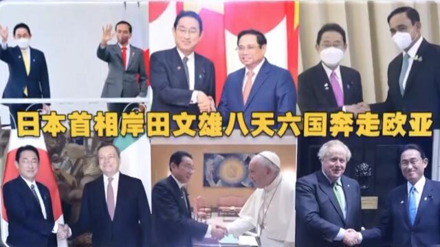 8天6国!日本首相从亚洲跑到欧洲,句句不离中俄