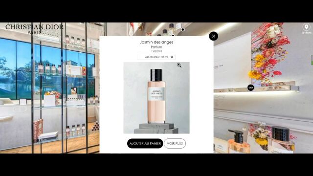 Dior3d裸眼VR线上品牌店