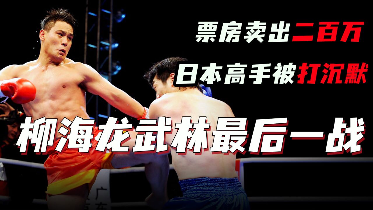 柳海龙武林最后一战,票房卖出200万,日本高手被打沉默!