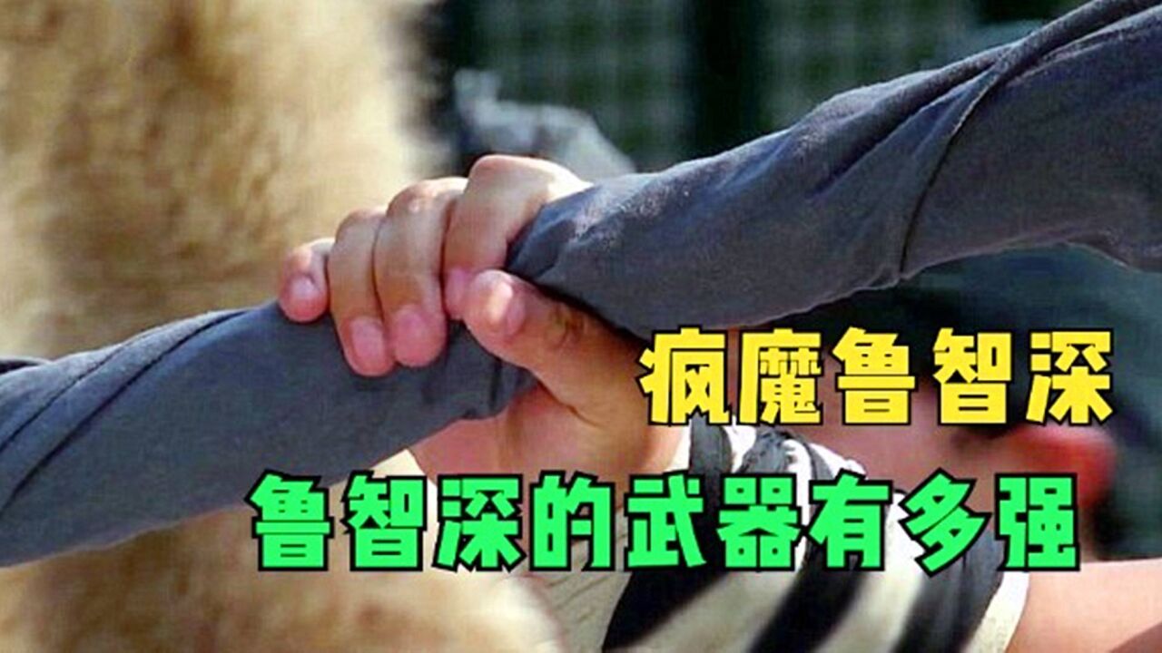 《疯魔鲁智深》鲁智深有多强?用手里的武器,一人团灭整个土匪窝