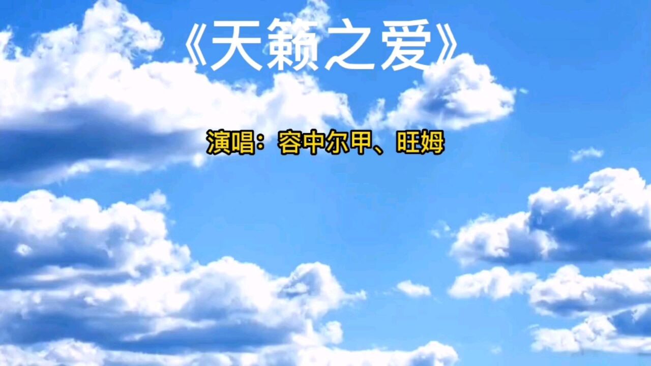 经典歌曲《天籁之爱》完整版