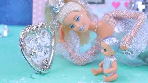 芭比娃娃玩具系列：颜色的挑战，芭比公主到底会喜欢哪个？