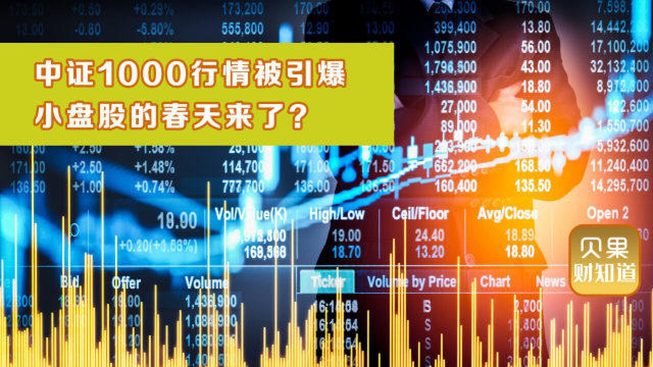 一周内募集近300亿!中证1000行情被引爆,小盘股的春天来了?