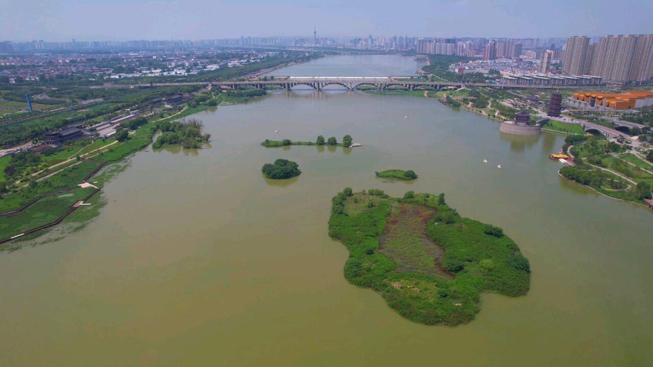 洛阳市洛河(新街桥段)美丽美景