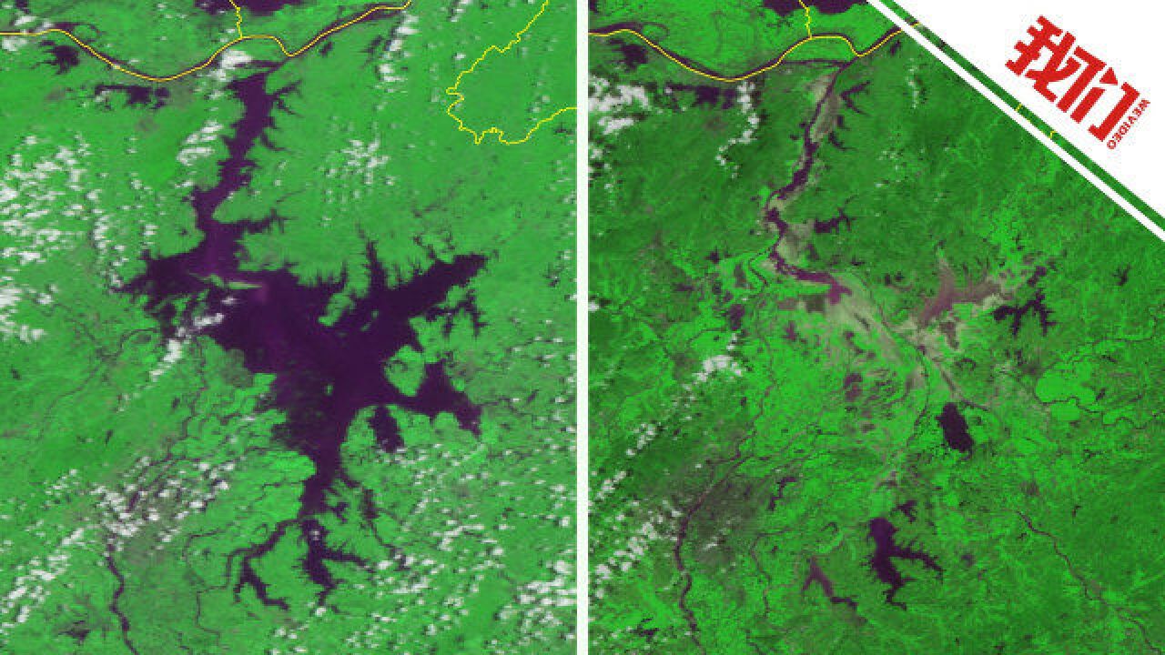 卫星图还原鄱阳湖、洞庭湖变化:7月以来“缩水”均超6成