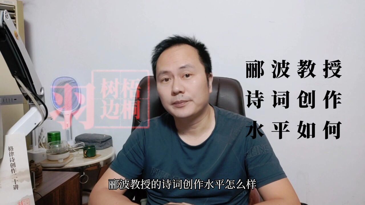 郦波教授的诗词创作水平到底怎么样?