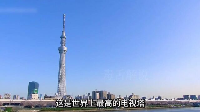 世界最高的塔,日本东京晴空塔的建造过程#建造 #日本 #晴空塔