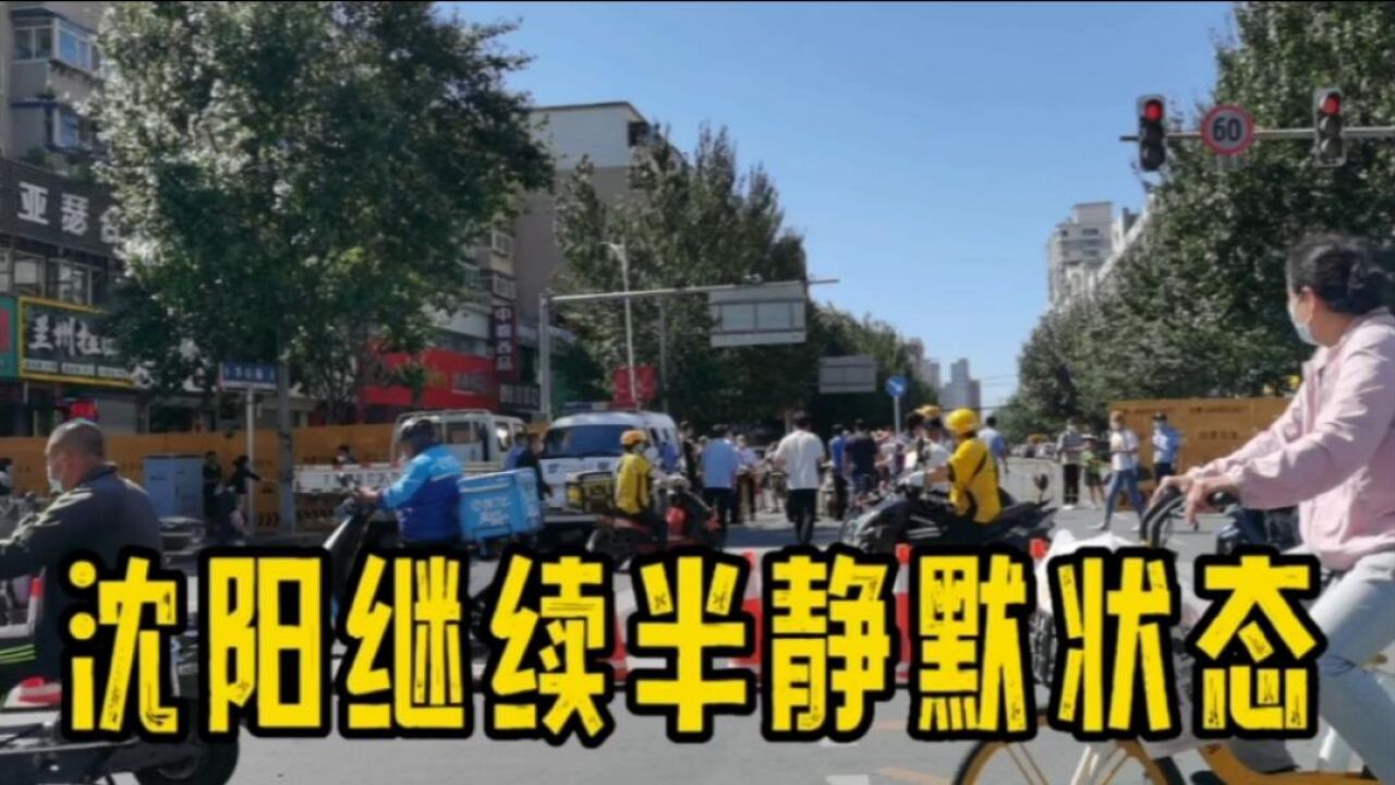 沈阳半静默状态持续到9号,防控疫情要听政府的话,要从小事做起