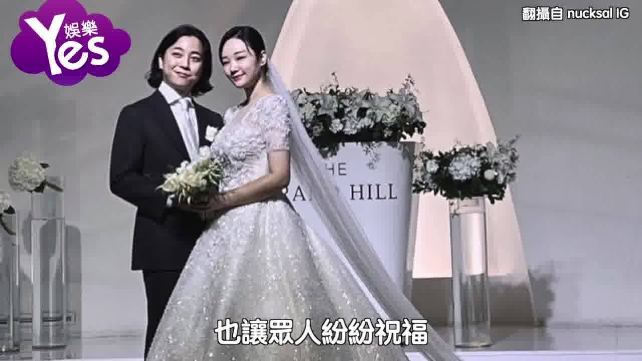 韩知名饶舌歌手结婚了! 超浪漫婚礼照曝光 老婆美到像艺人