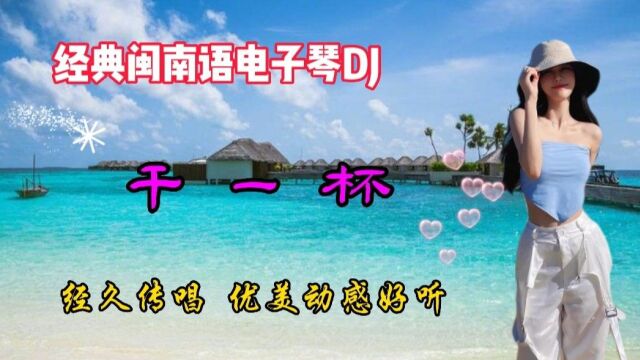 电子琴DJ纯音乐《干一杯》高音质重低音,经典闽南语好歌,优美动听