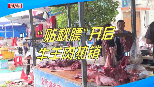 热销!“贴秋膘”模式开启,牛羊肉成了市民菜篮子的“新宠”!